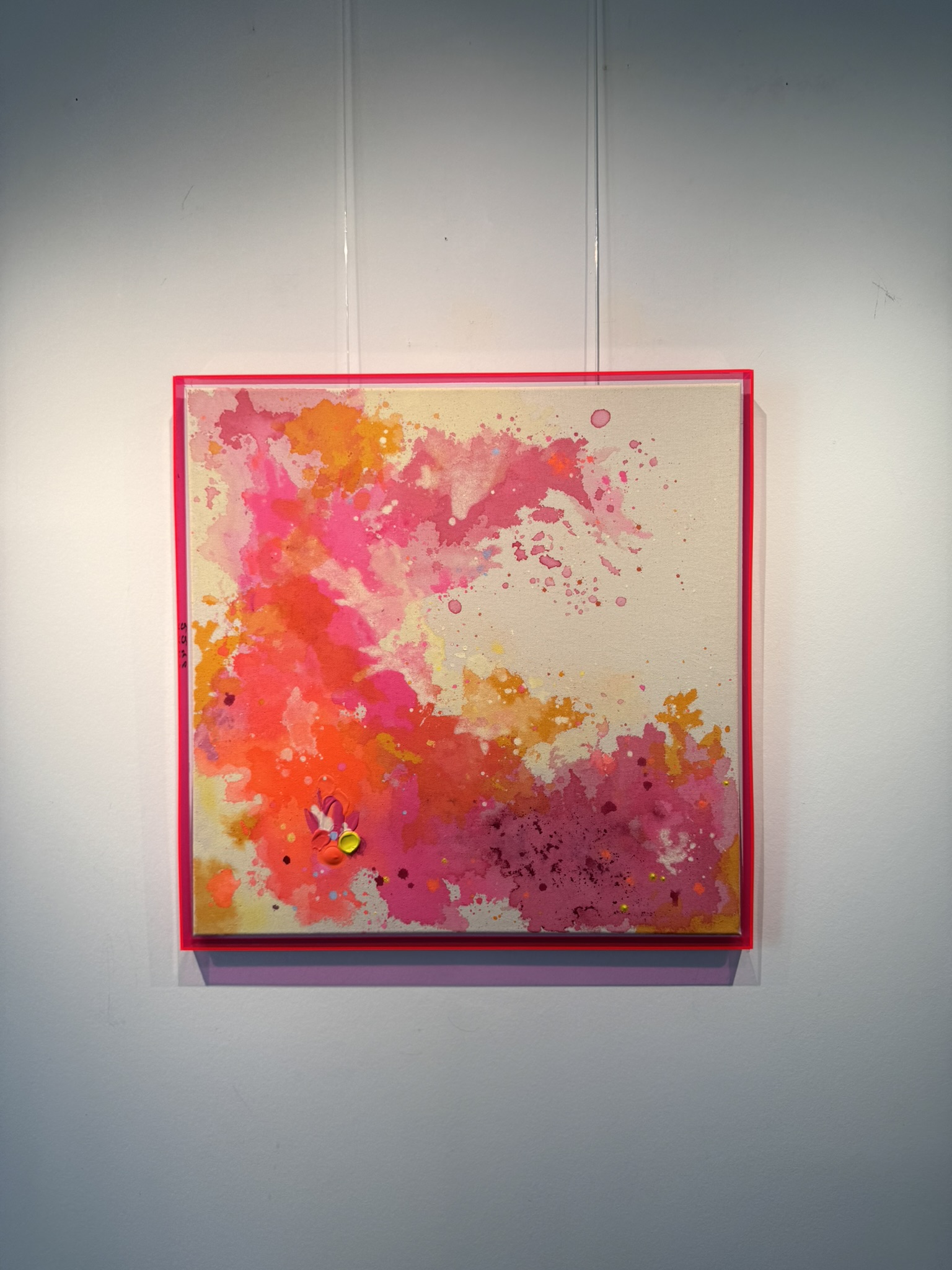 Akkorde - Schwebe, 2026, Acryl auf roher Baumwollleinwand, Ansicht 3